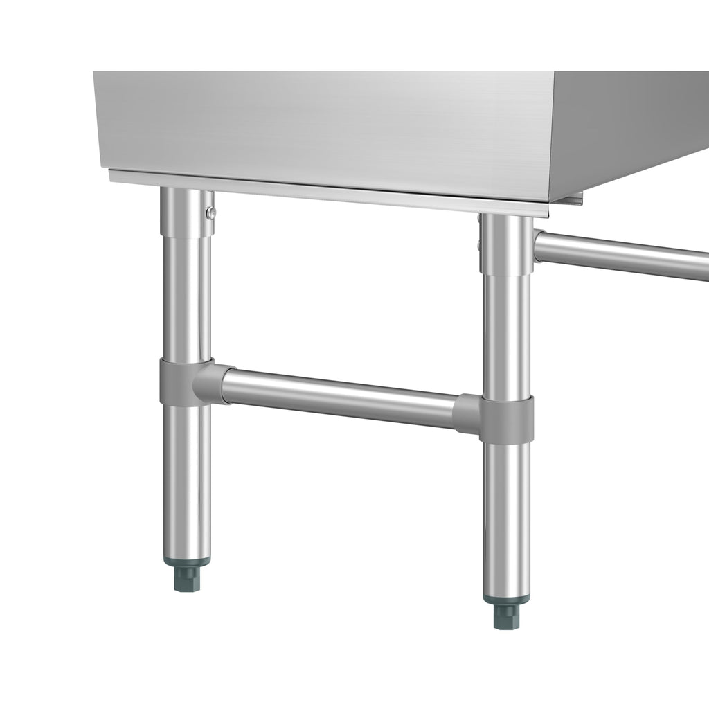 30 in. Commercial Underbar Ice Bin with Siding Lid in Stainless Steel
