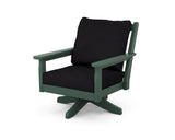 Chippendale Deep Seating Swivel Chair