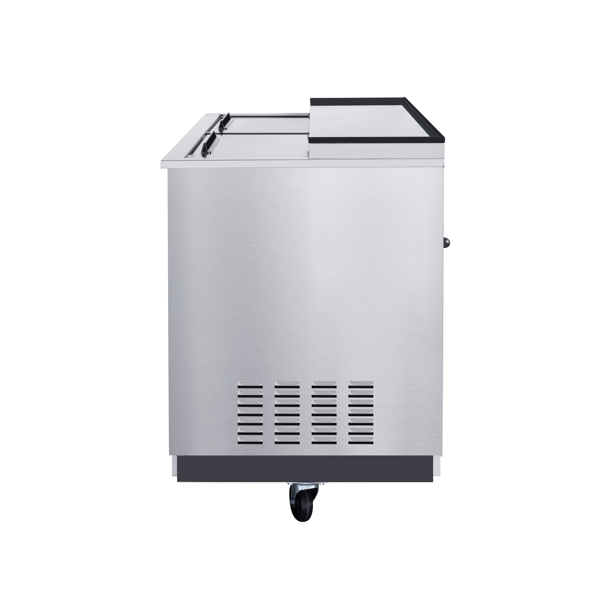 50 in. Commercial Glass Froster in Stainless Steel, ETL Listed, 14 cu. ft.