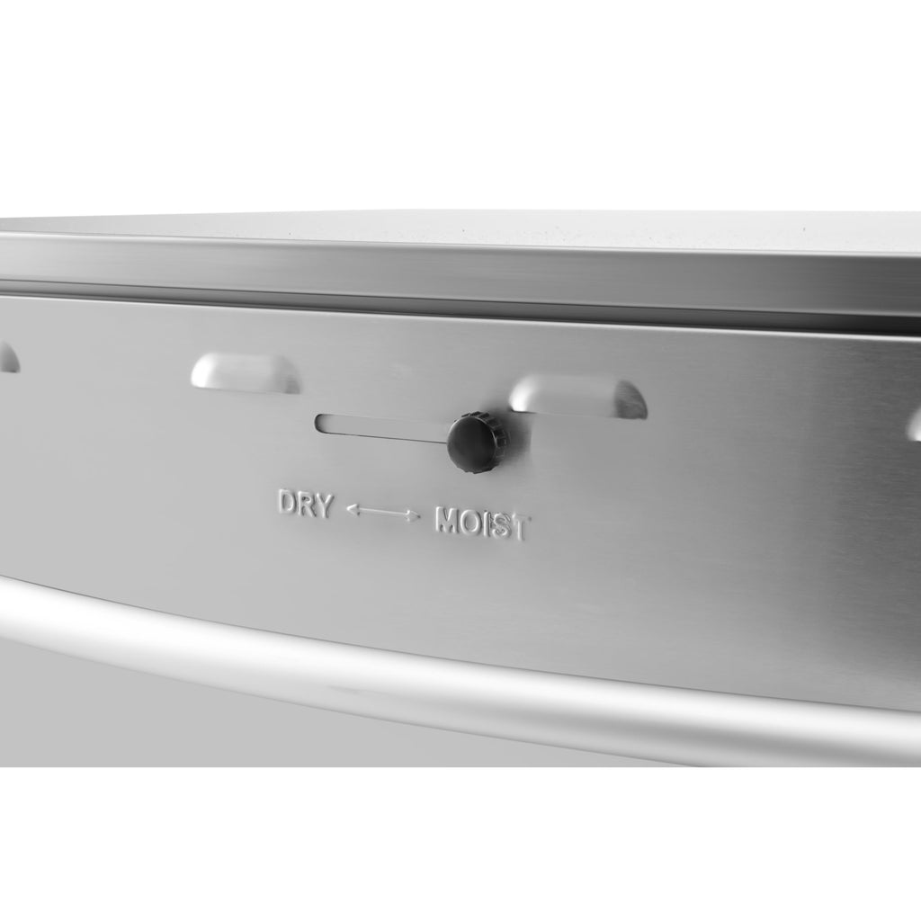 Two-Drawer Commercial Free Standing Warming Drawers in Stainless-Steel