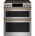 CAFÉ™ 30" Smart Slide-In, Front-Control, Radiant and Convection Double-Oven Range