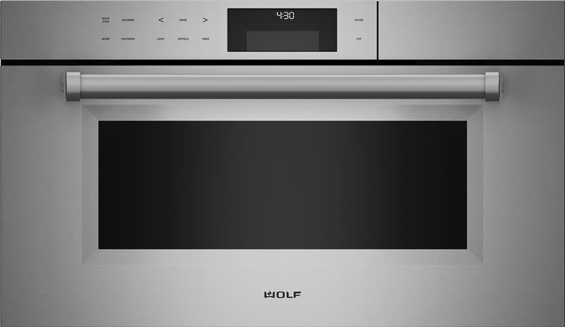 WOLF  WOLF OVEN CONVECTION STEAM 30" PRO HNDL M SERIES - Stainless (CSO30PMSPH)