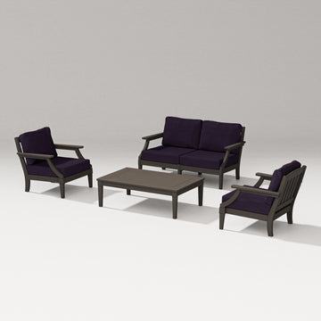 Estate Lounge 4-Piece Loveseat Set