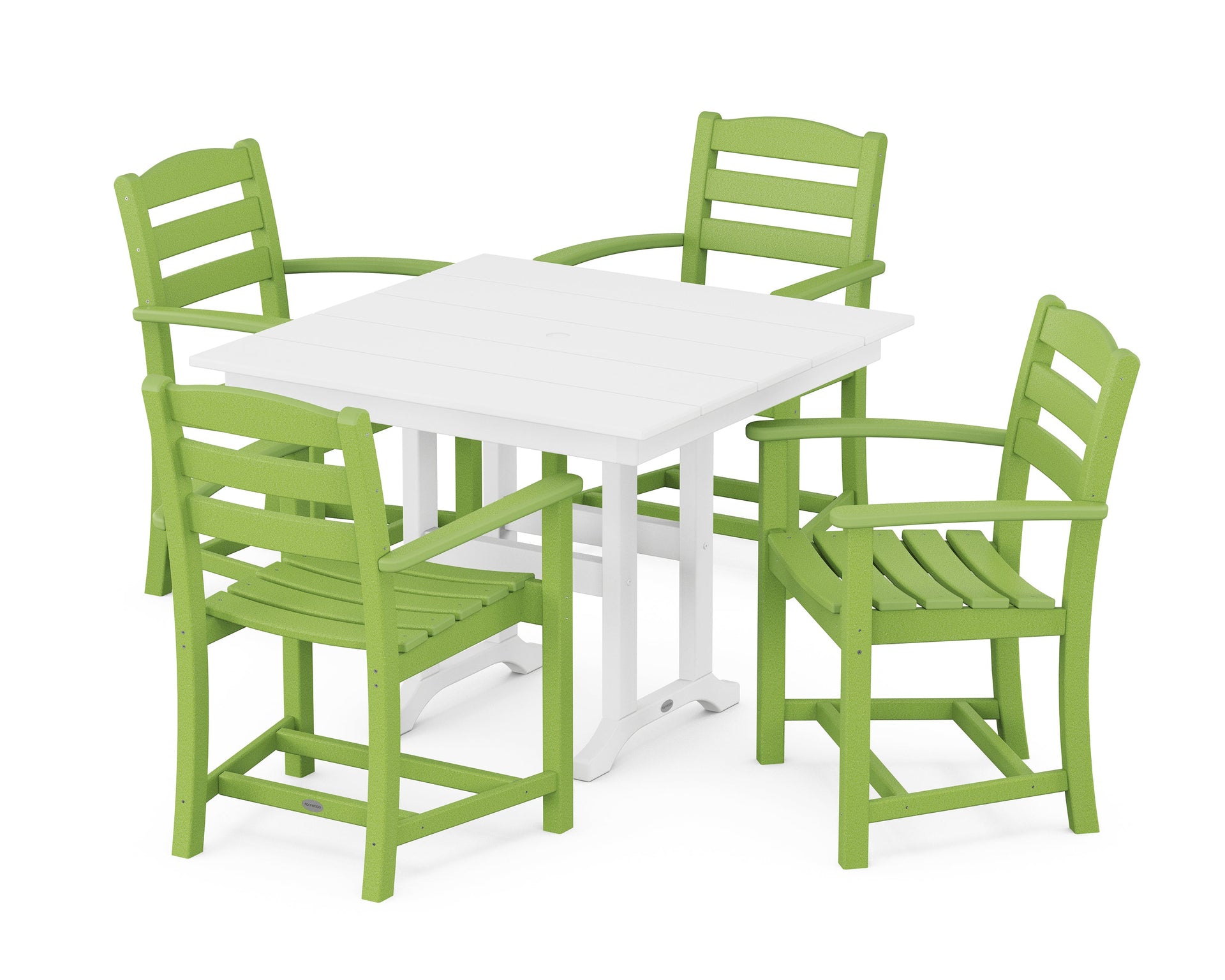 La Casa Café 5-Piece Farmhouse Dining Set