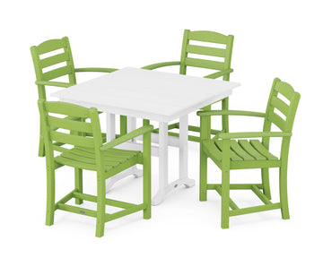 La Casa Café 5-Piece Farmhouse Dining Set