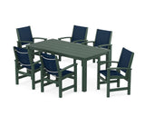 Coastal 7-Piece Parsons Dining Set