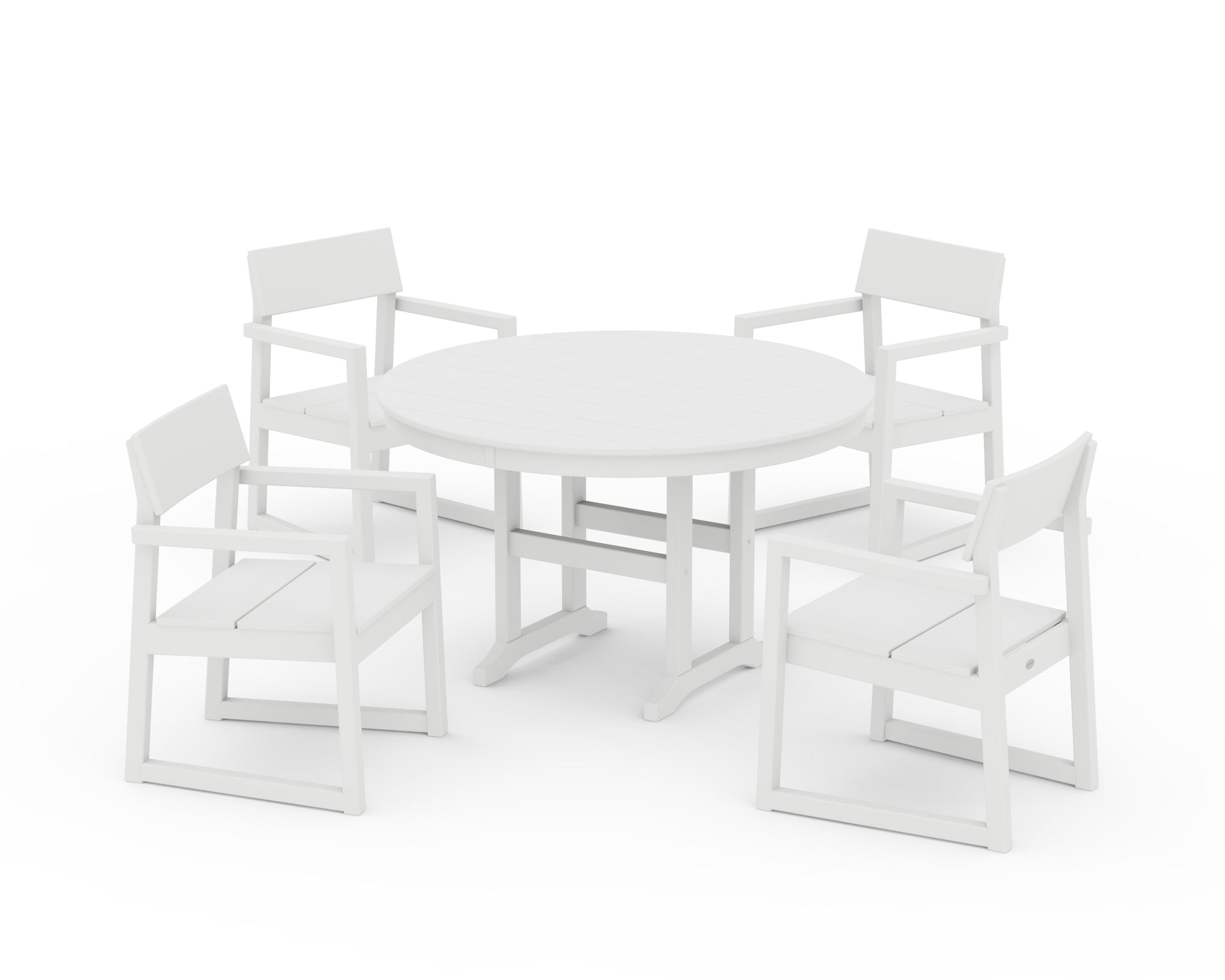EDGE 5-Piece Round Farmhouse Dining Set