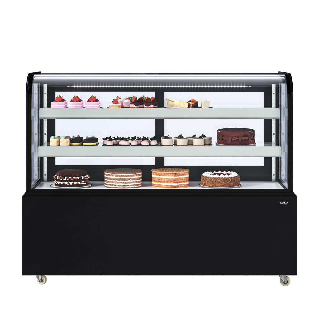 60 in. Refrigerated Bakery Display Case in Black, 17.6 cu. ft.