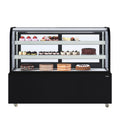60 in. Refrigerated Bakery Display Case in Black, 17.6 cu. ft.