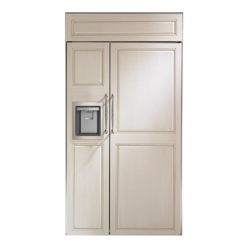Monogram 42" Panel-Ready Built-In Side-by-Side Refrigerator with Dispenser