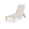 Nautical Chaise with Wheels