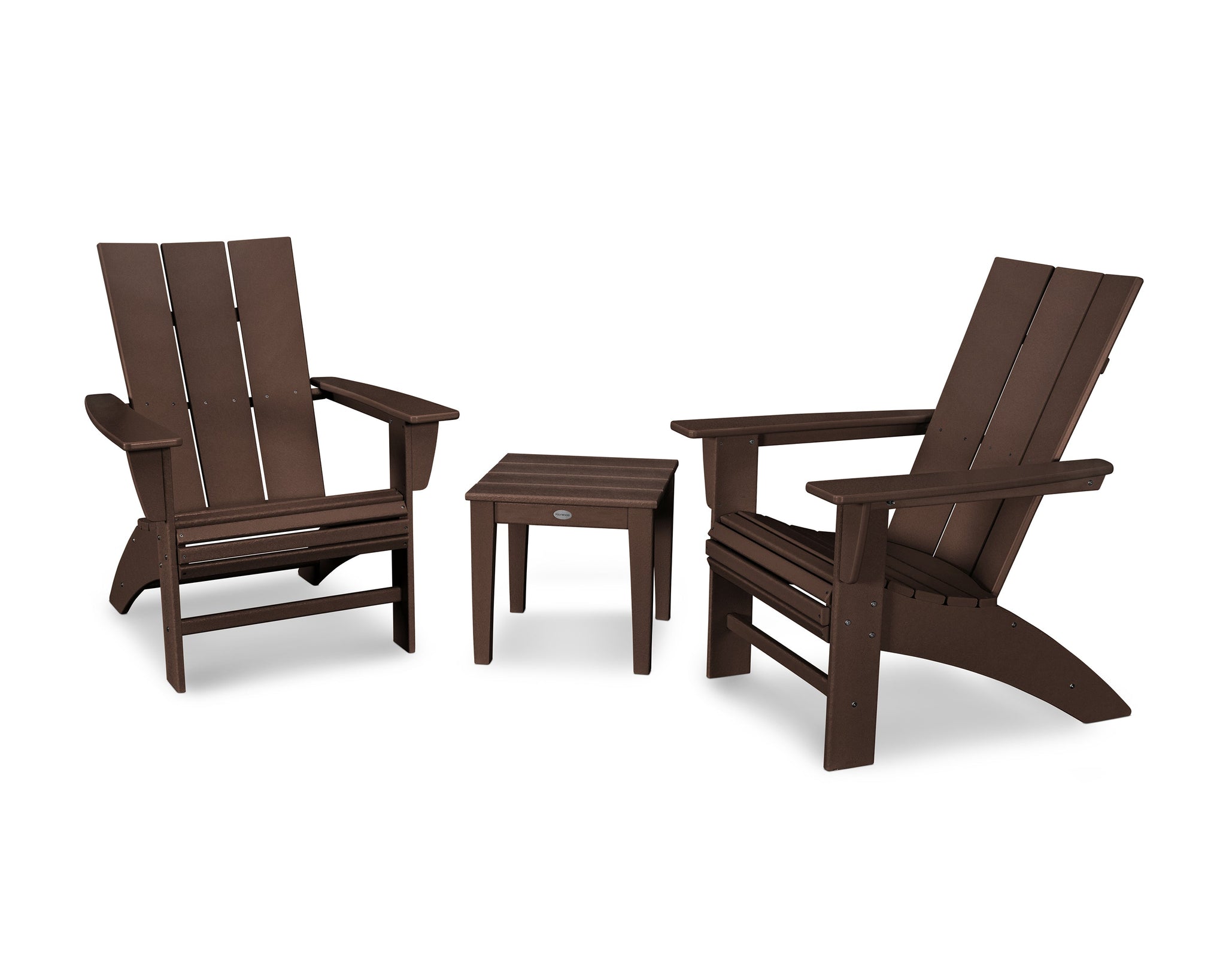 Modern 3-Piece Curveback  Adirondack Set