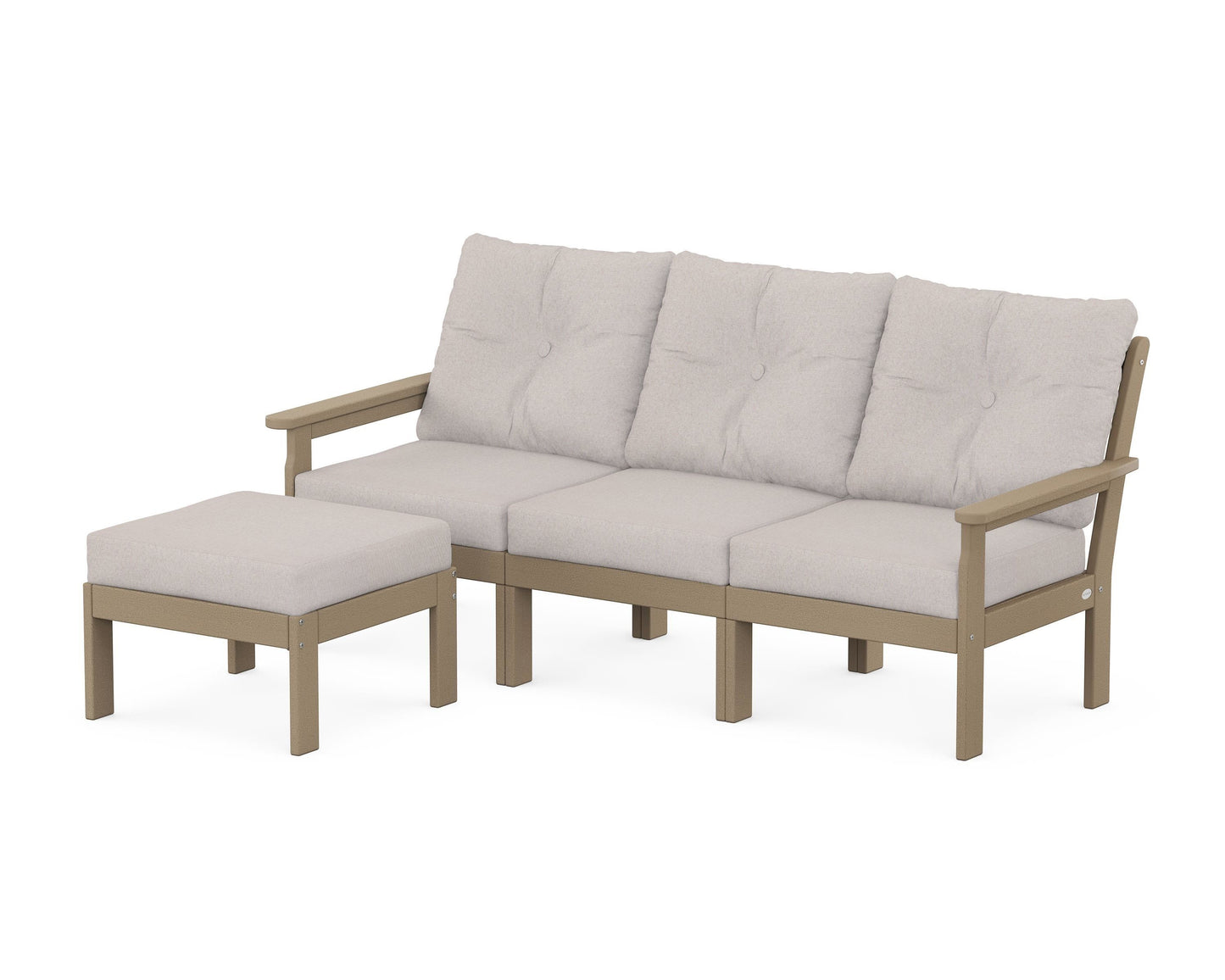 Vineyard 4-Piece Sectional with Ottoman
