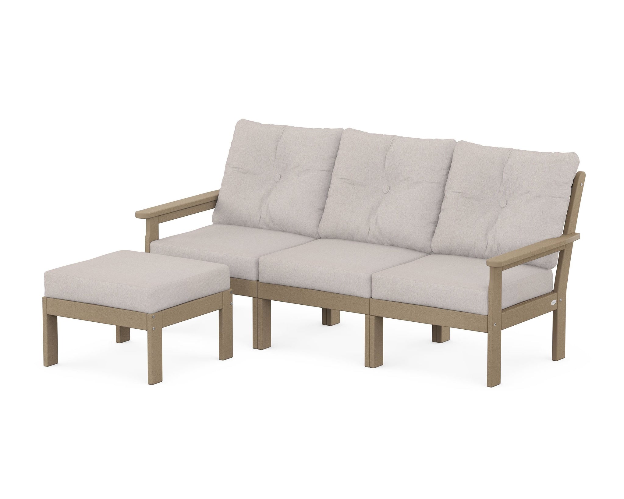 Vineyard 4-Piece Sectional with Ottoman