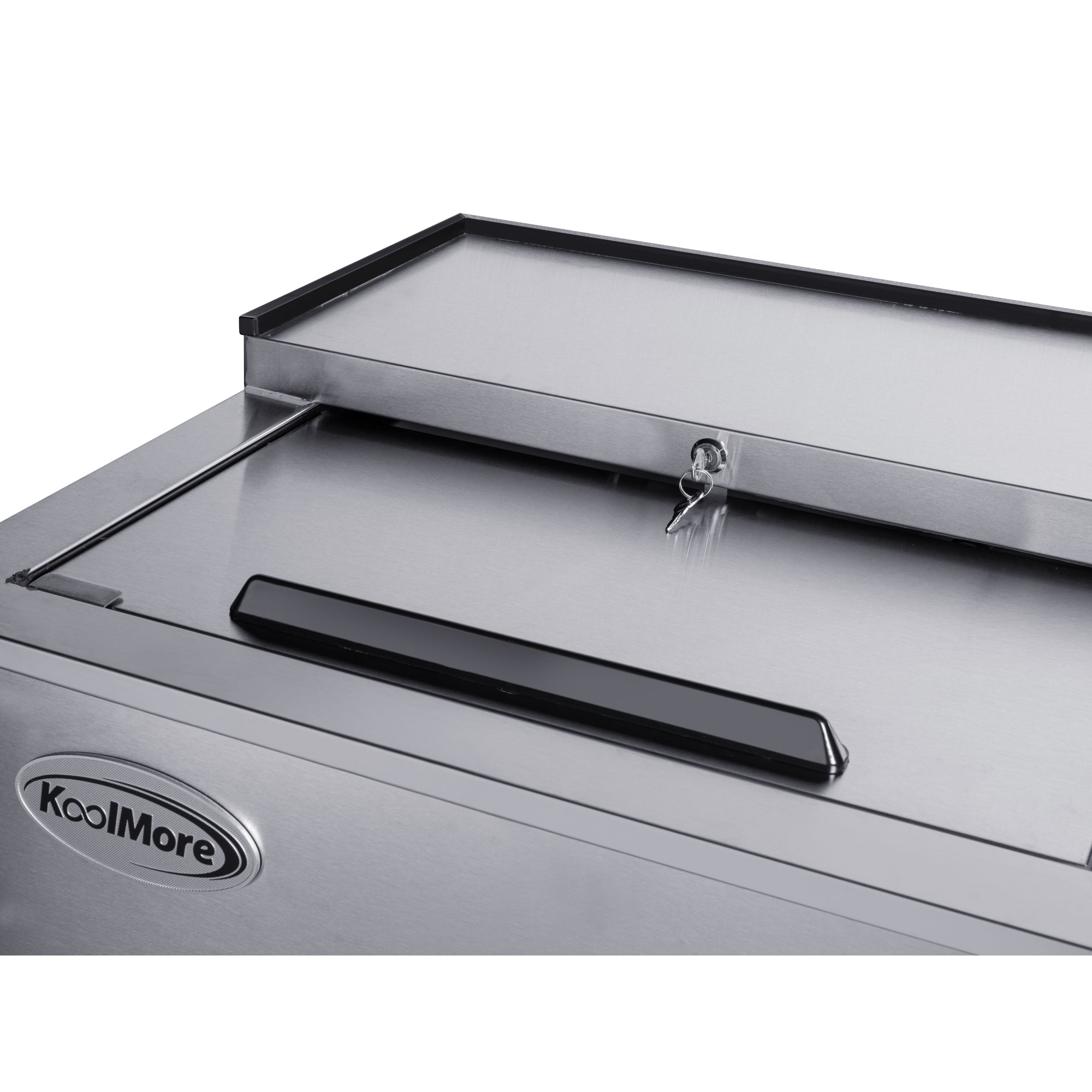 50 in. Commercial Bottle Cooler in Stainless-Steel with Built-In Opener, ETL Listed, 14 cu. ft.