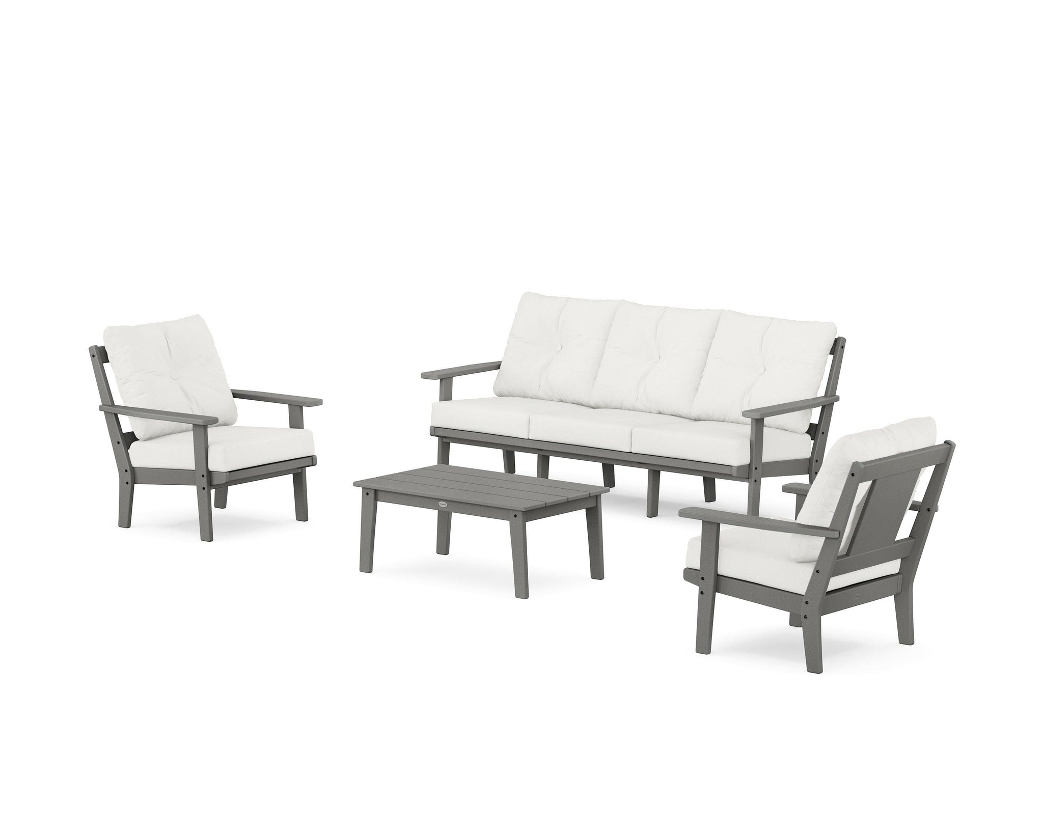 Prairie 4-Piece Deep Seating Set with Sofa