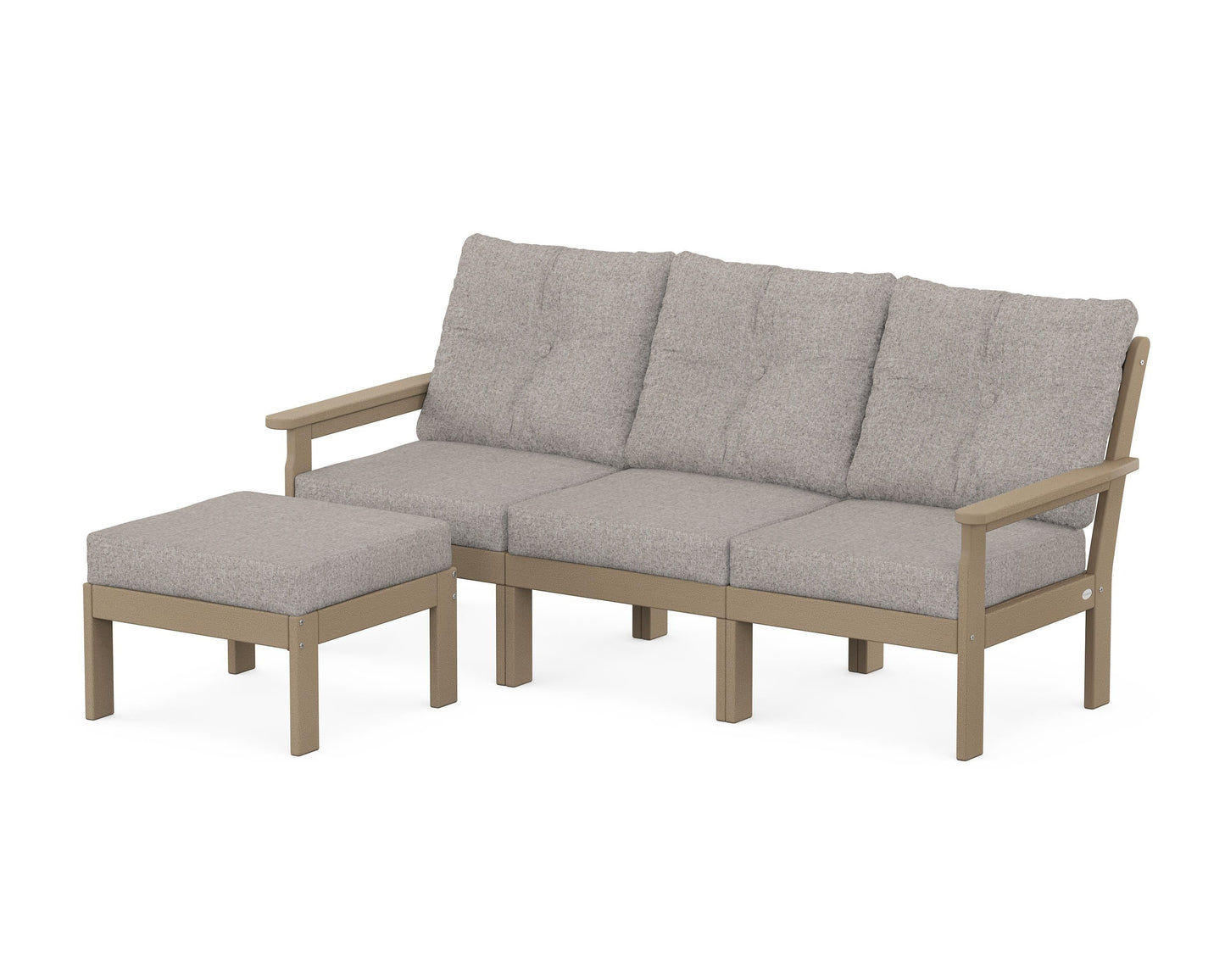 Vineyard 4-Piece Sectional with Ottoman