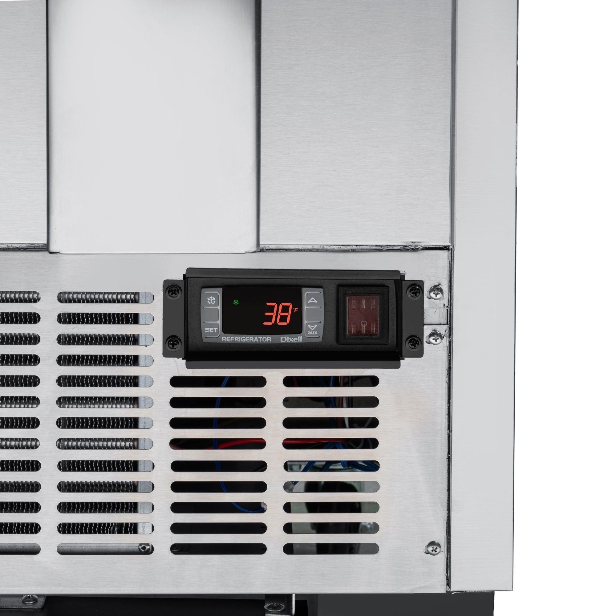 25 in. Commercial Bottle Cooler in Stainless-Steel with Built-In Opener, ETL Listed, 5 cu. ft.