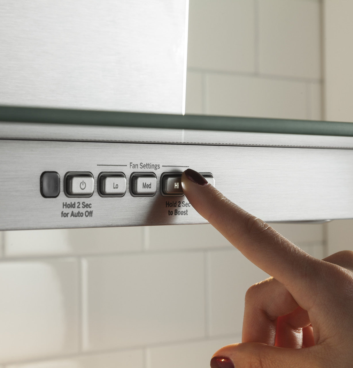 GE Profile™ Series 36" Wall-Mount Glass Canopy Chimney Hood