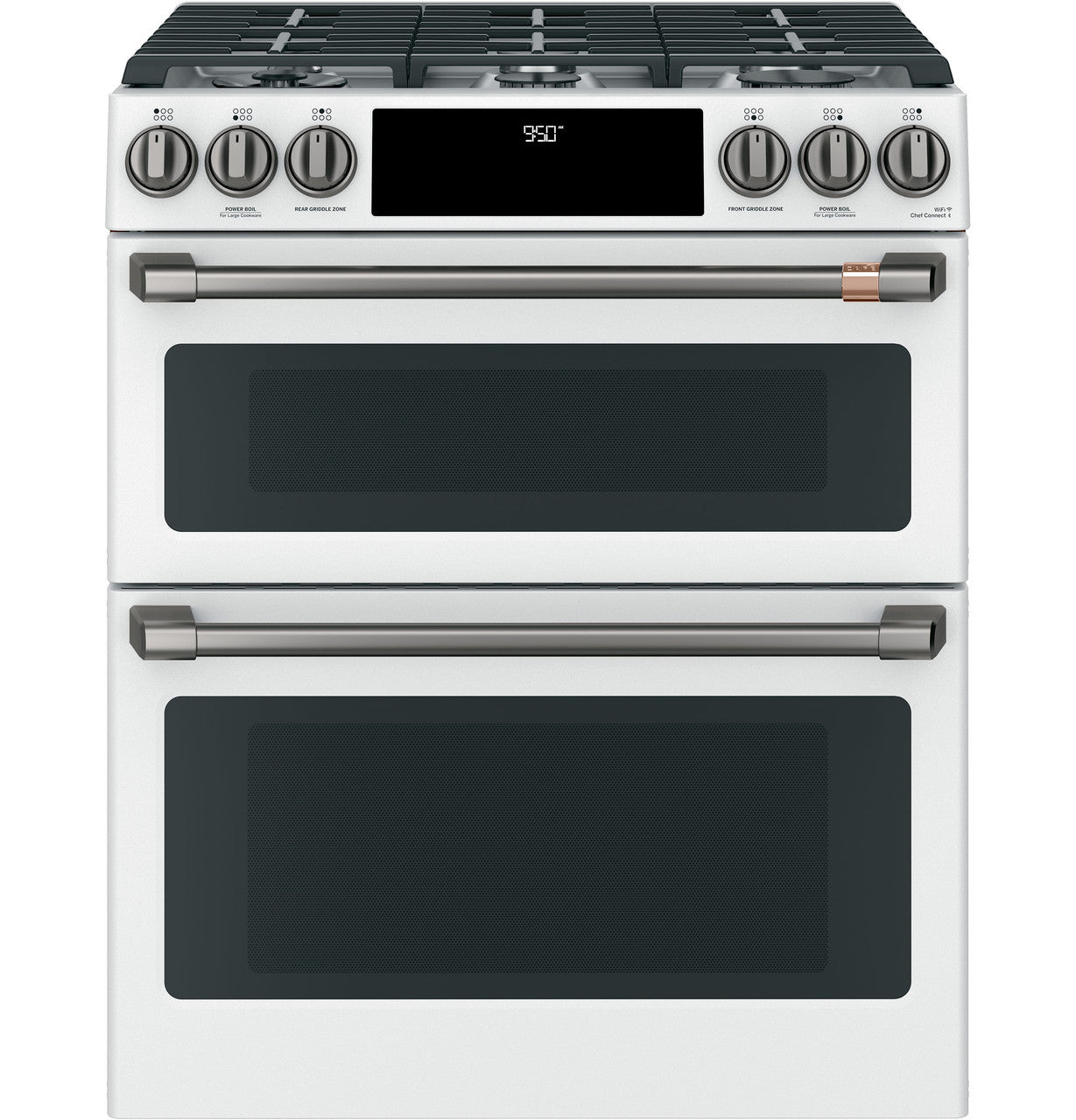 CAFÉ™ 30" Smart Slide-In, Front-Control, Dual-Fuel, Double-Oven Range with Convection