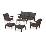 Chippendale 6-Piece Lounge Sofa Set