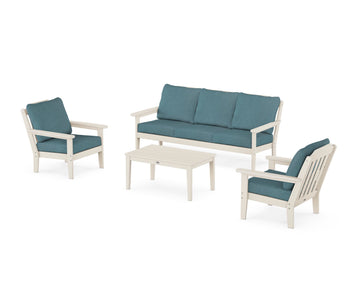 Cottage 4-Piece Deep Seating Set with Sofa