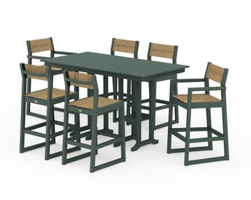 EDGE Sling 7-Piece Farmhouse Bar Set