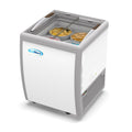 26 in. 4 Tub Ice Cream Dipping Cabinet Display Freezer with Sliding Glass Door, 6 cu. ft.