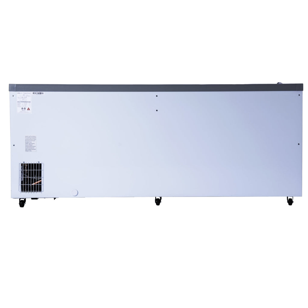 78 Inch Manual Defrost Island Chest Freezer in White, 19 cu. ft.
