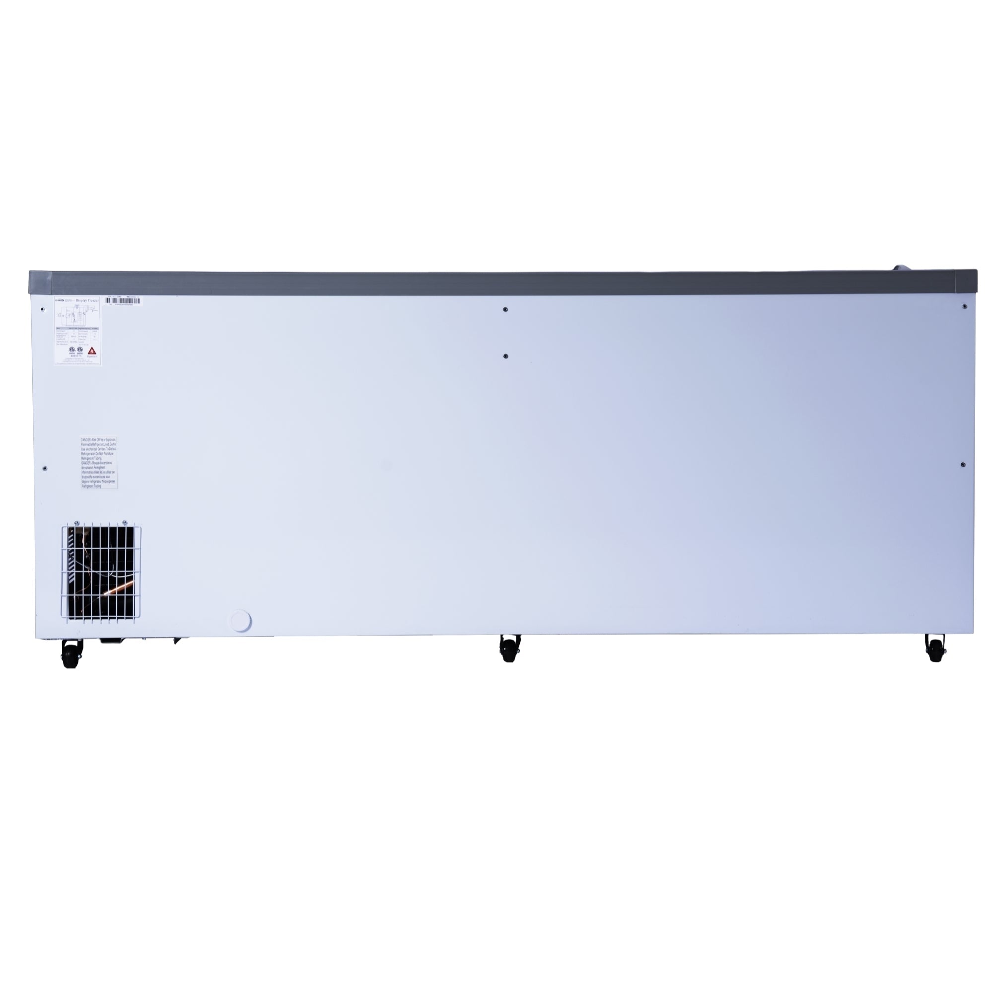 78 Inch Manual Defrost Island Chest Freezer in White, 19 cu. ft.