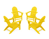 Vineyard 4-Piece Adirondack Conversation Set