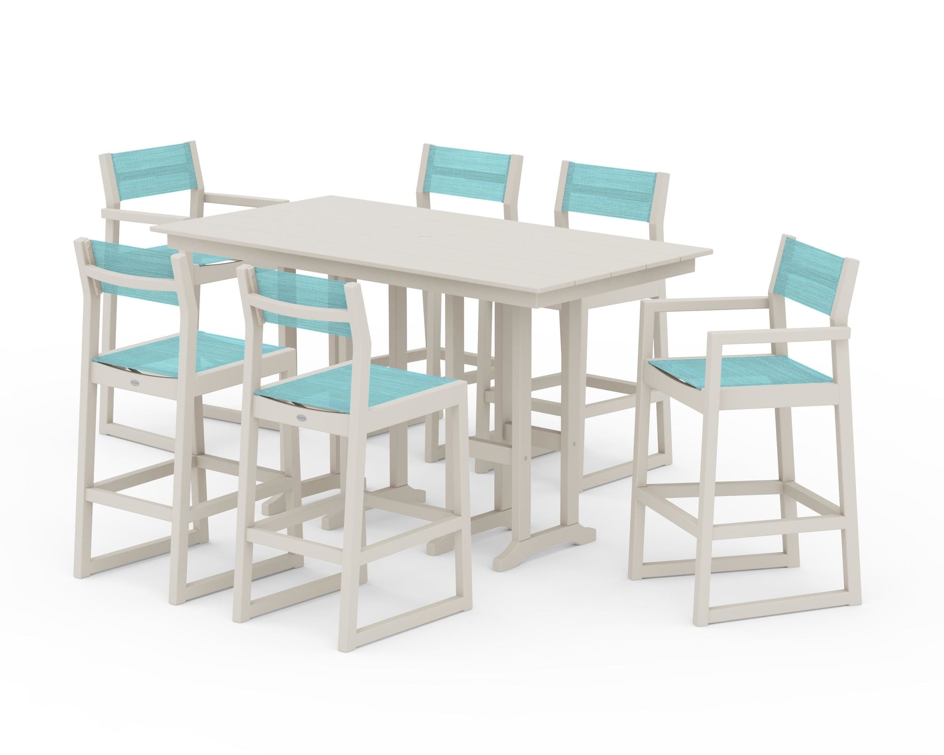 EDGE Sling 7-Piece Farmhouse Bar Set