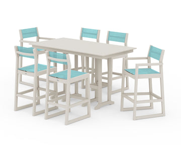 EDGE Sling 7-Piece Farmhouse Bar Set