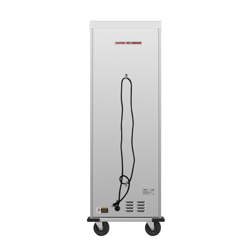 33 in. Commercial Insulated Heated Holding/Proofing Cabinet with 36-Pan Capacity and Solid Door in Silver