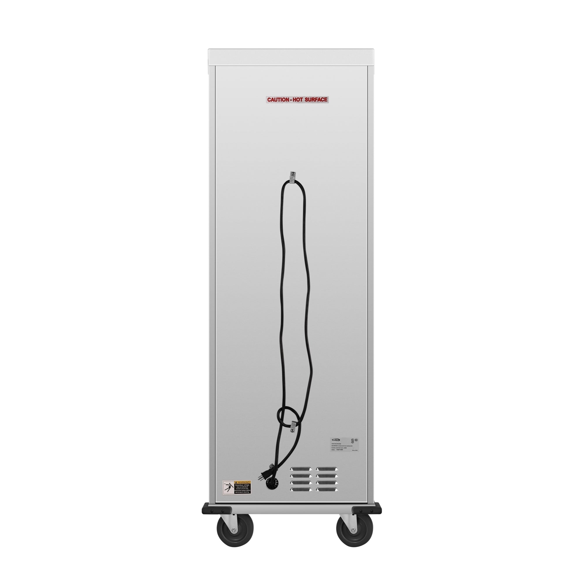 33 in. Commercial Insulated Heated Holding/Proofing Cabinet with 36-Pan Capacity and Solid Door in Silver