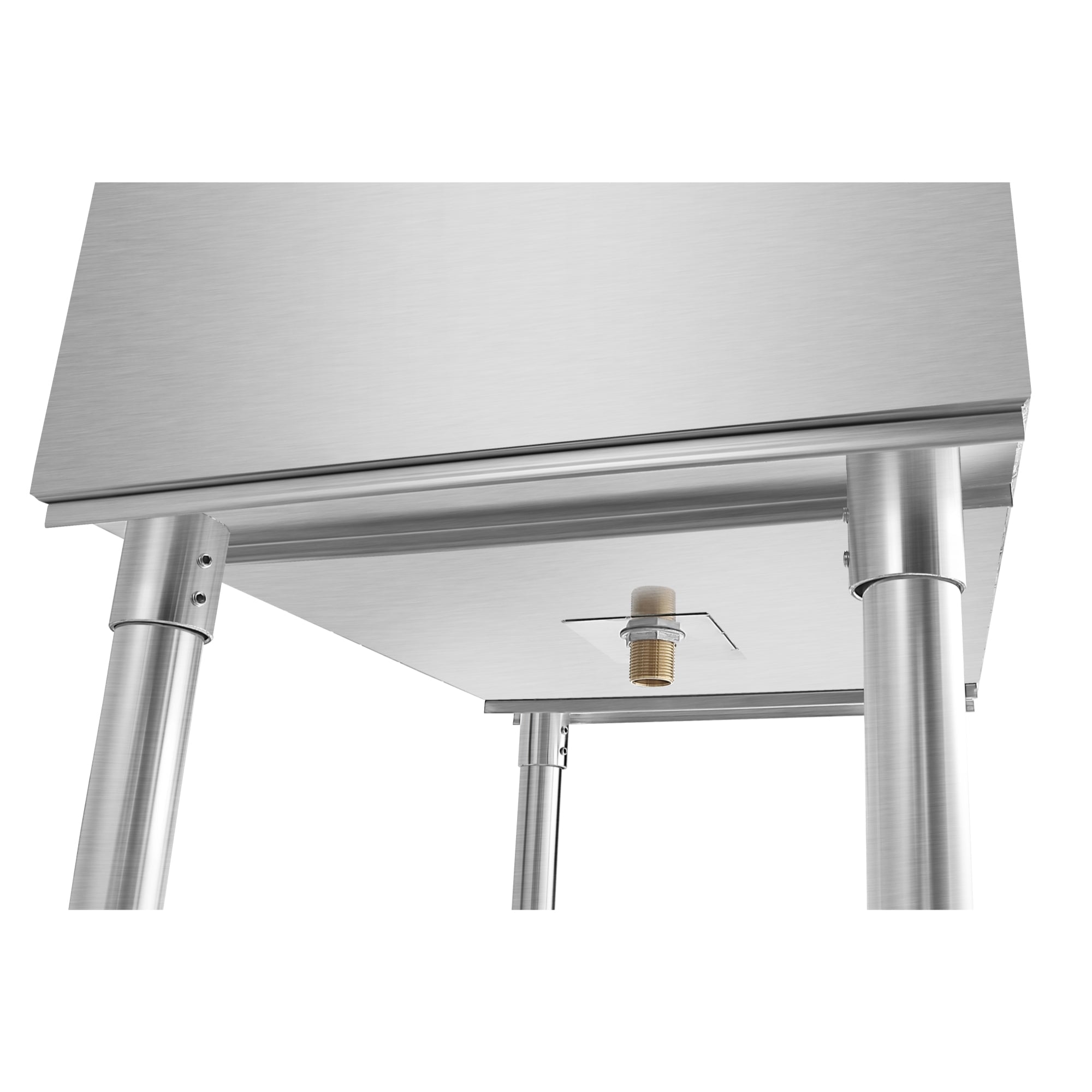 24 in. Commercial Underbar Ice Bin with Siding Lid in Stainless Steel
