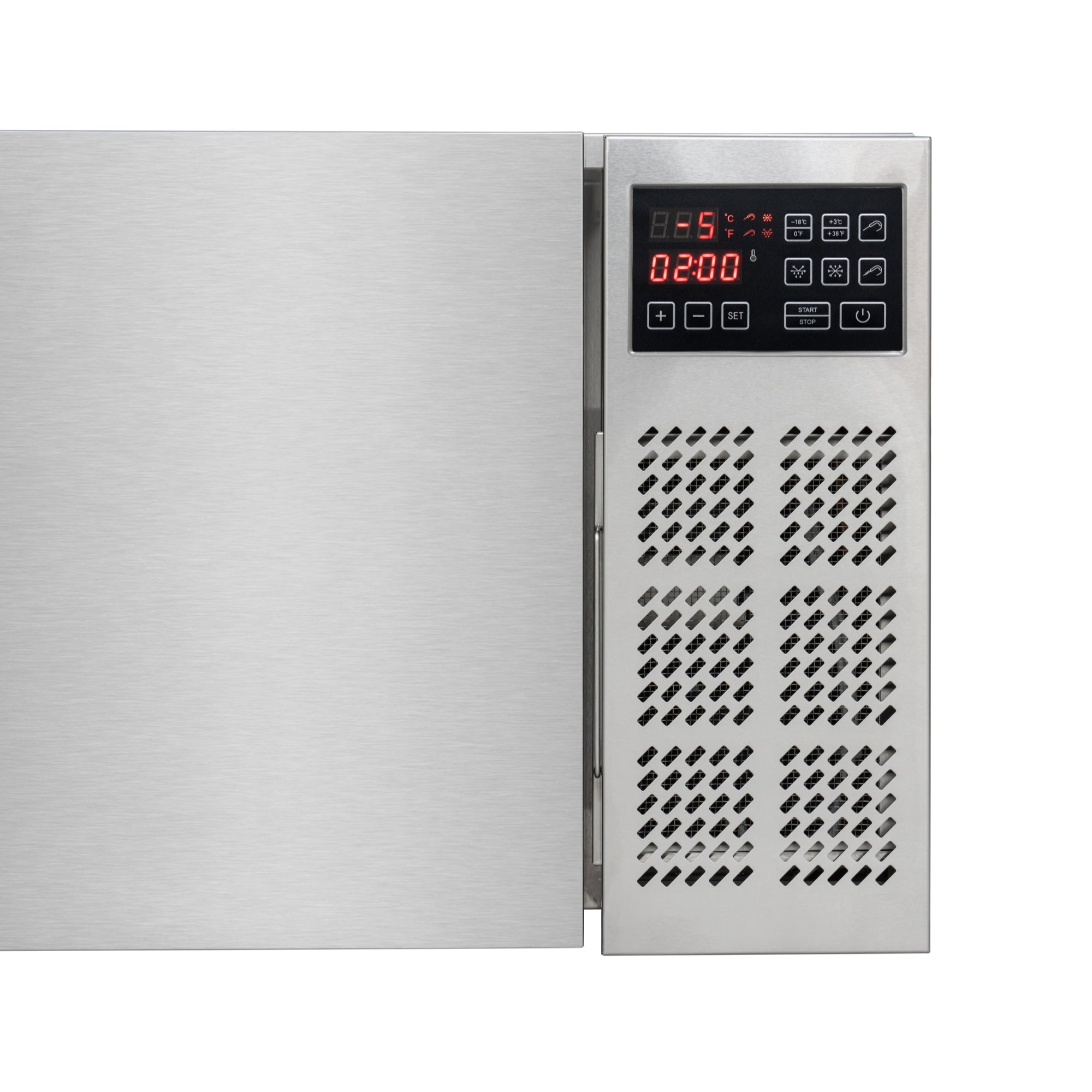 25 in. 3-Pan Commercial Countertop Blast Chiller 15 lbs Rapid Chill / 8.8 lbs Rapid Freeze with ETL for Safety and Sanitation in Stainless-Steel