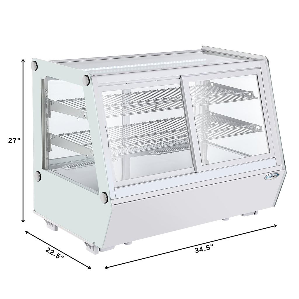 35 in. Self-Service Countertop Display Refrigerator in White