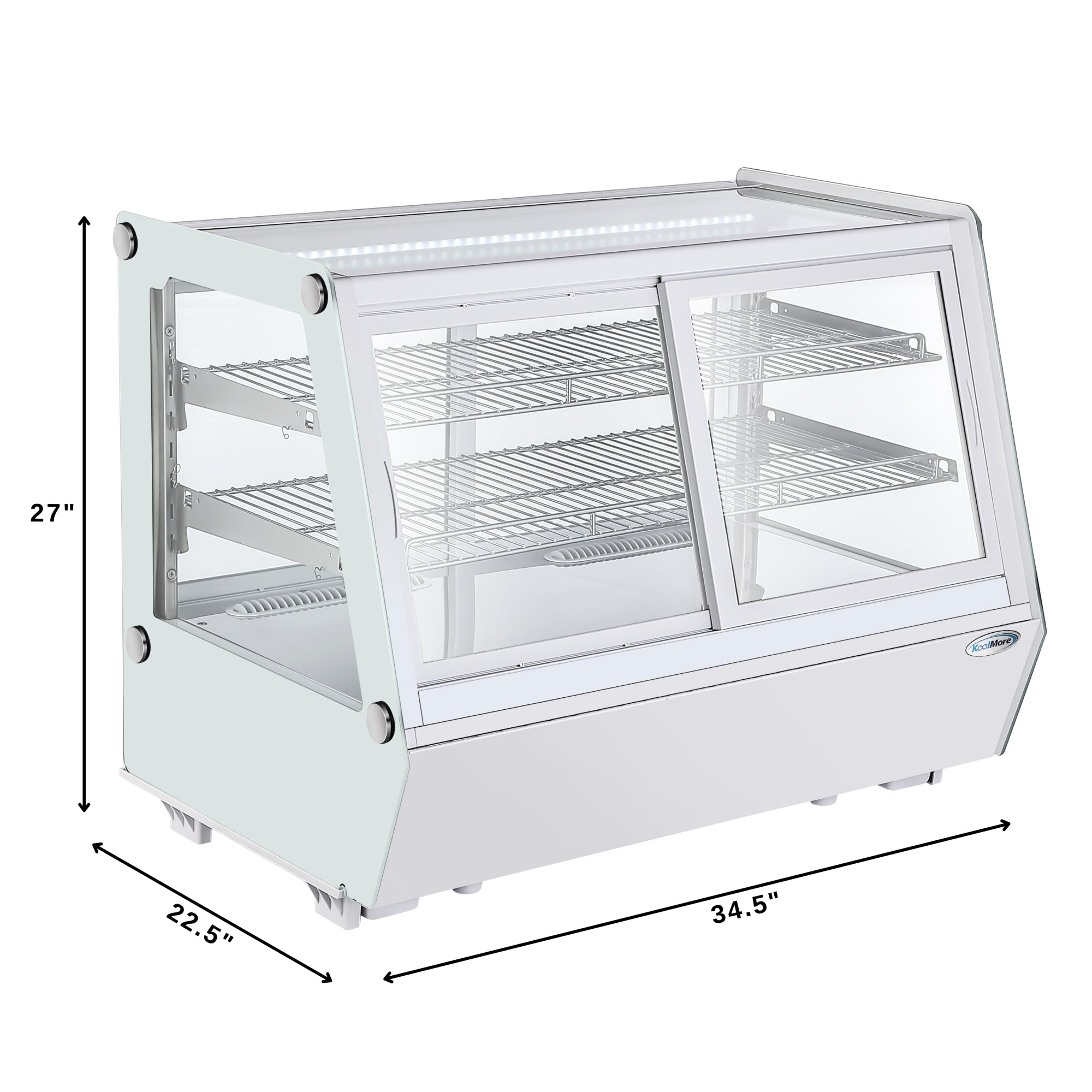 35 in. Self-Service Countertop Display Refrigerator in White