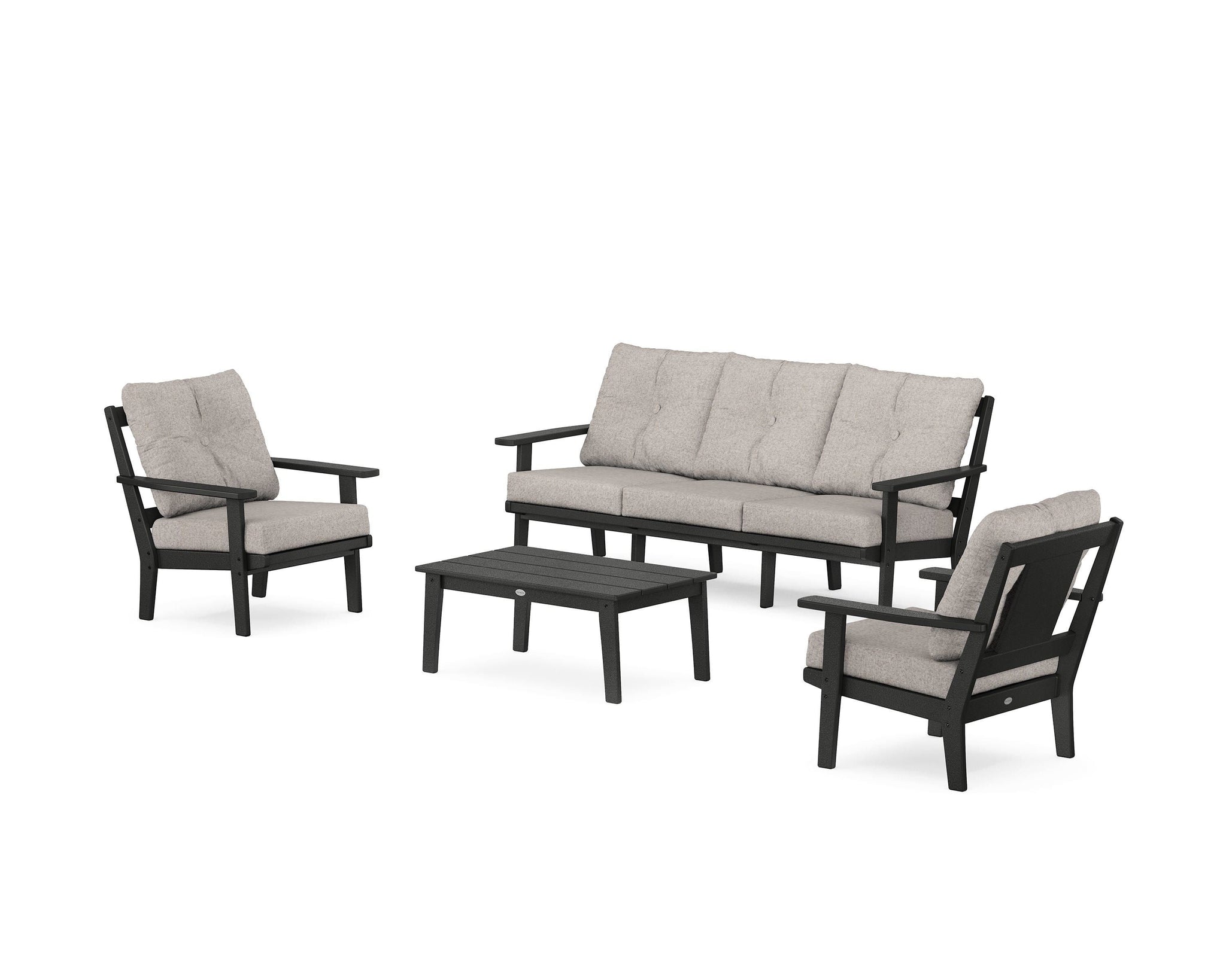 Prairie 4-Piece Deep Seating Set with Sofa