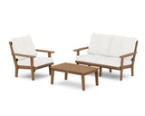 Prairie 3-Piece Deep Seating Set with Loveseat