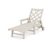 Wovendale Chaise with Arms and Wheels