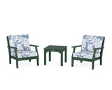 Chinoiserie 3-Piece Deep Seating Set