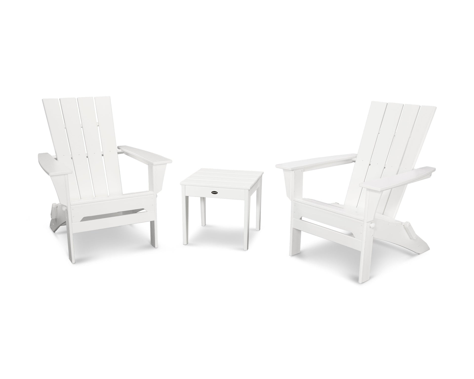 Quattro Folding Chair 3-Piece Adirondack Set