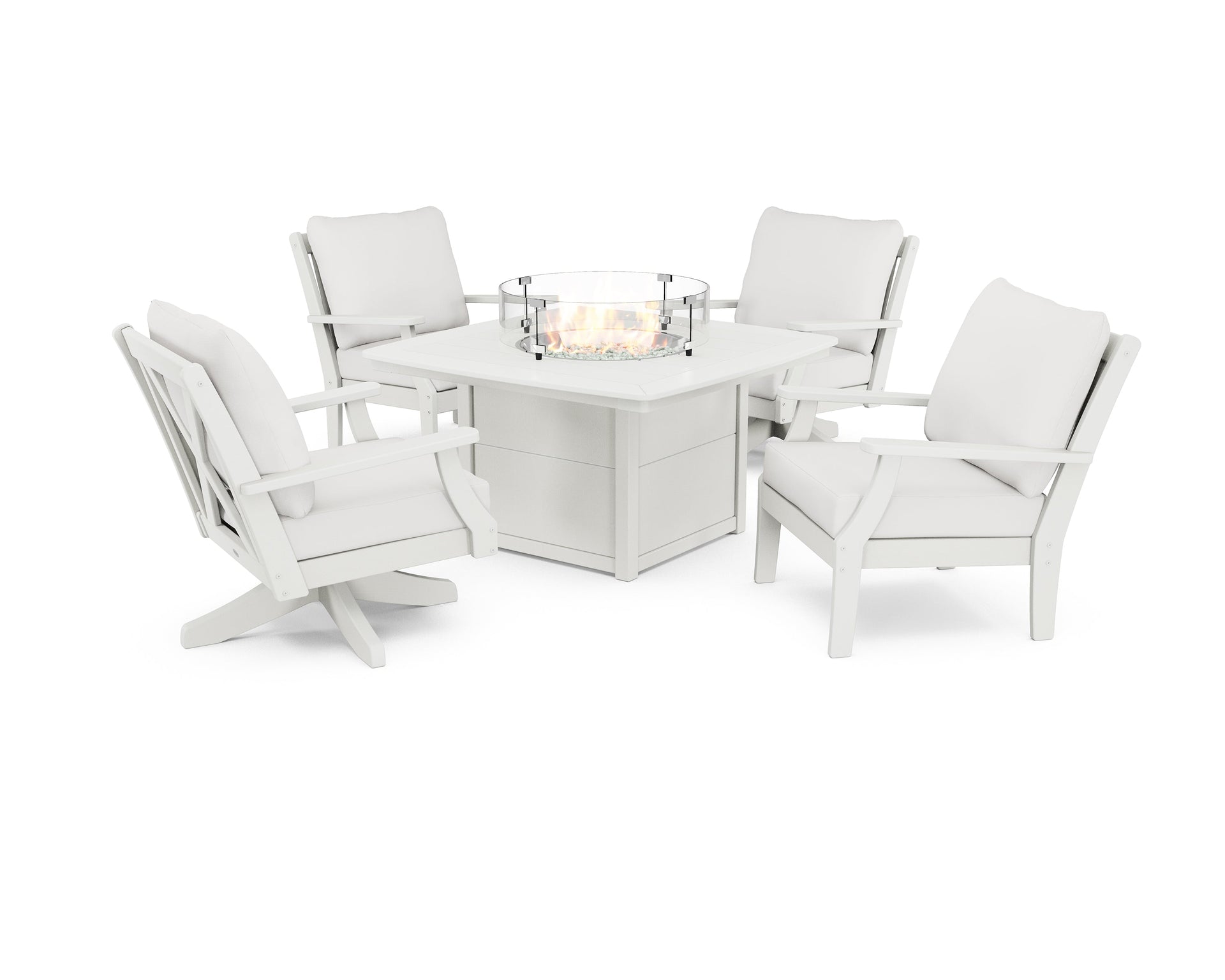 Braxton 5-Piece Deep Seating Set with Fire Table