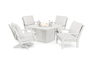 Braxton 5-Piece Deep Seating Set with Fire Table