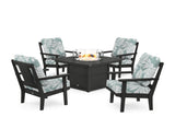 Prairie 5-Piece Deep Seating Set with Fire Pit Table