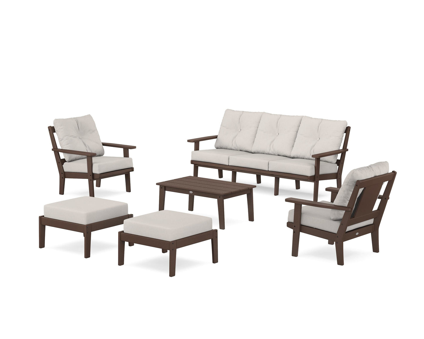 Prairie 6-Piece Lounge Sofa Set