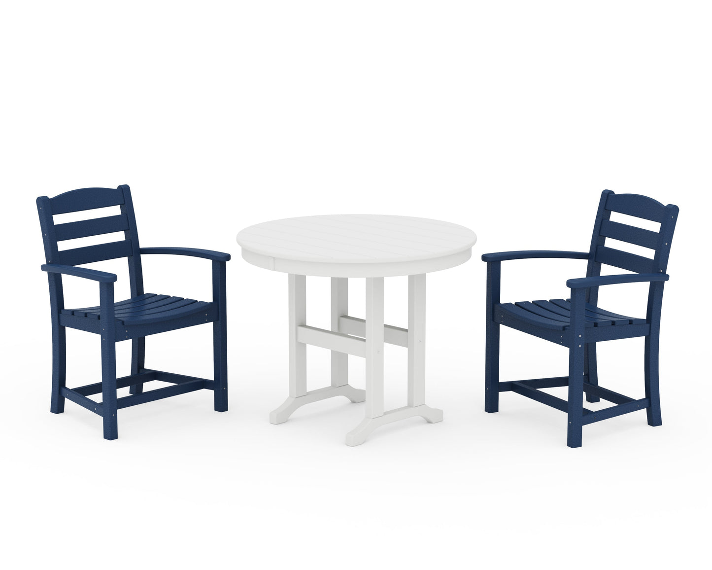 La Casa Café 3-Piece Round Dining Set