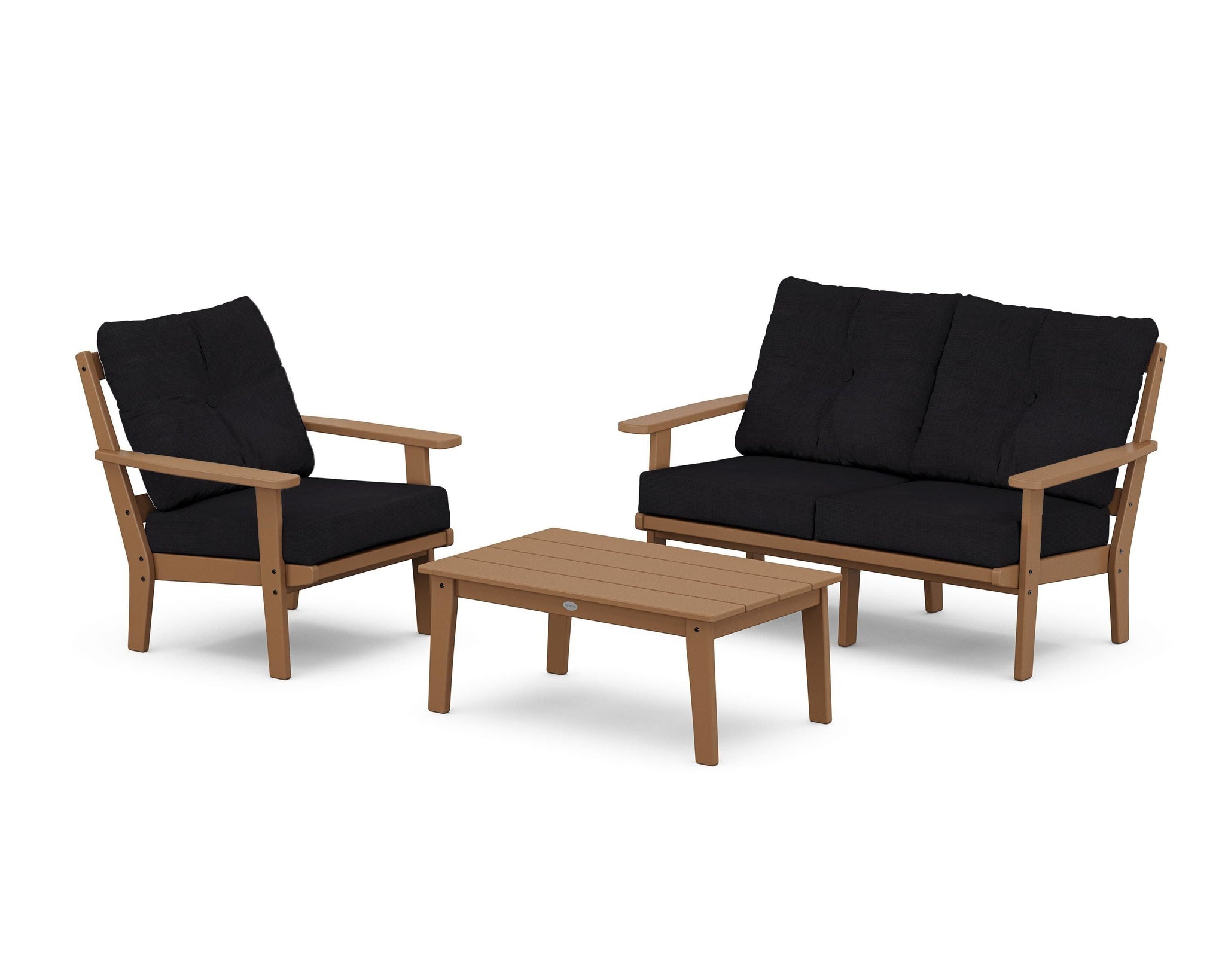 Prairie 3-Piece Deep Seating Set with Loveseat
